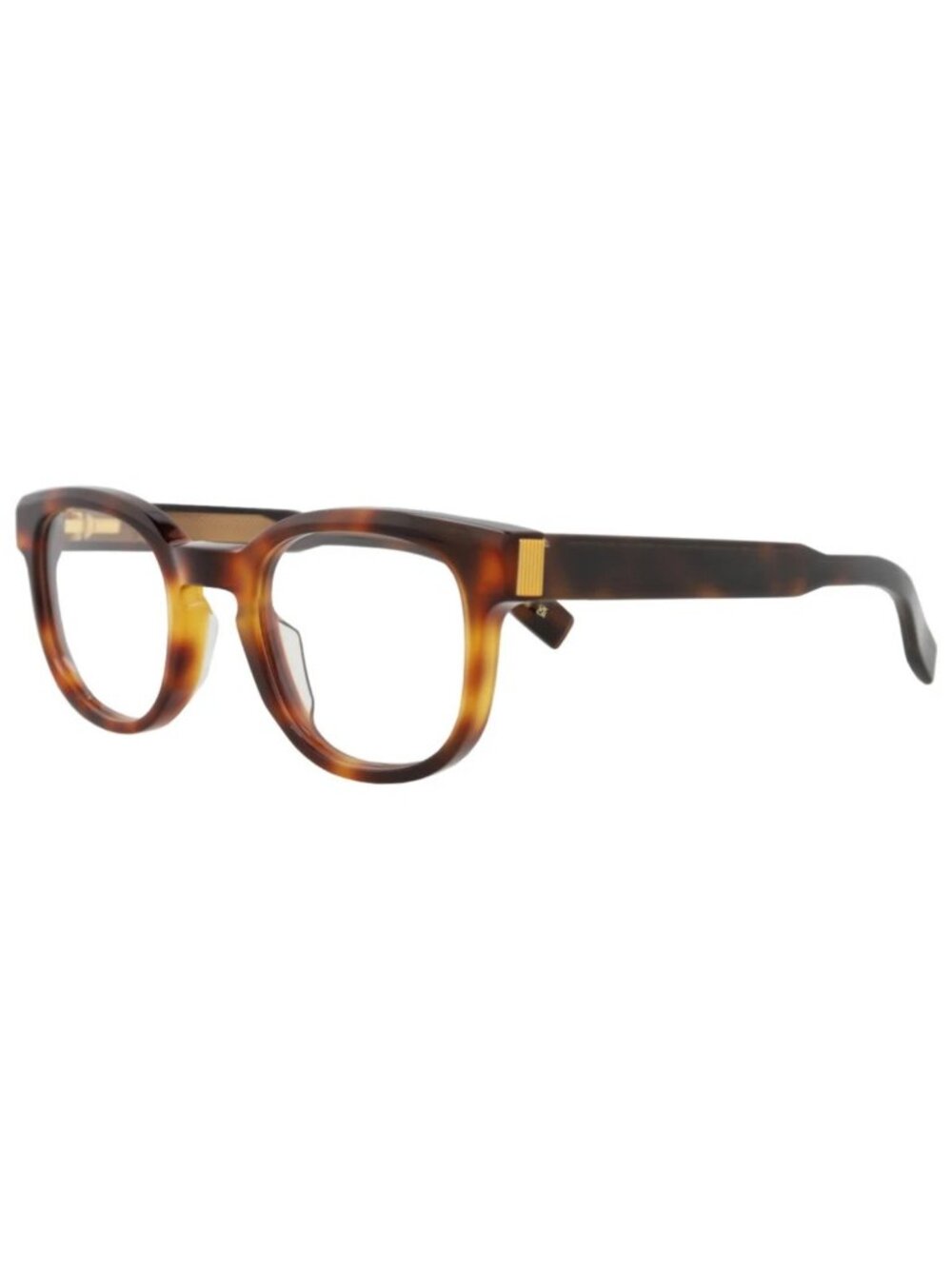 New Dunhill Women's Eyeglasses Round Oval Acetate Frame Mens Havana Havana